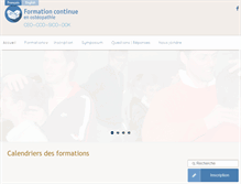 Tablet Screenshot of osteoformationcontinue.com